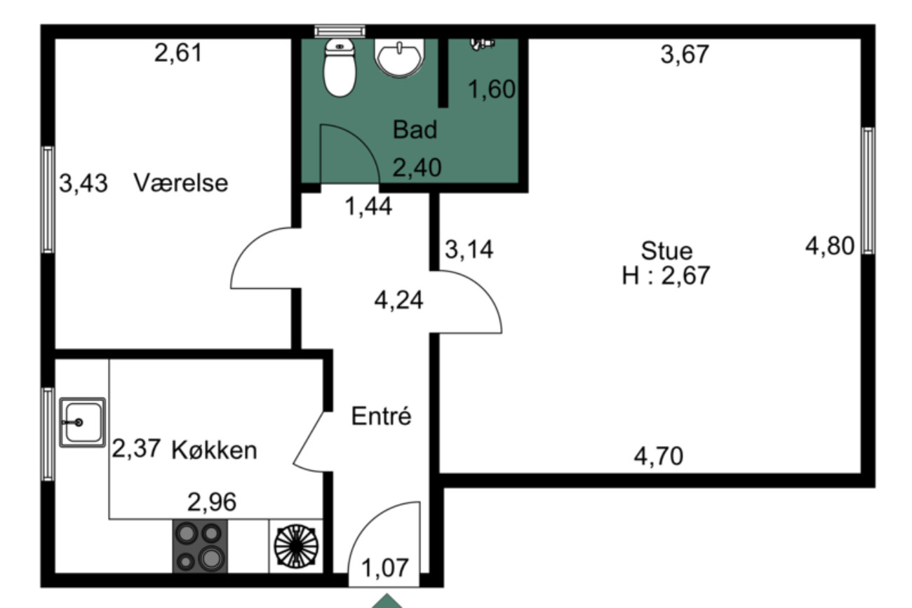 Rugårdsvej 64, 1 tv, 5000 Odense