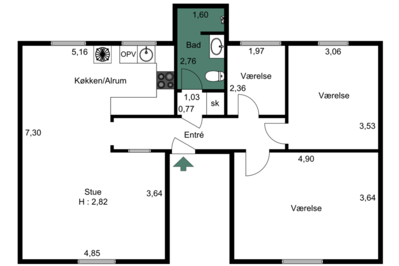 Godthåbsgade 35, 2tv, 5000 Odense C