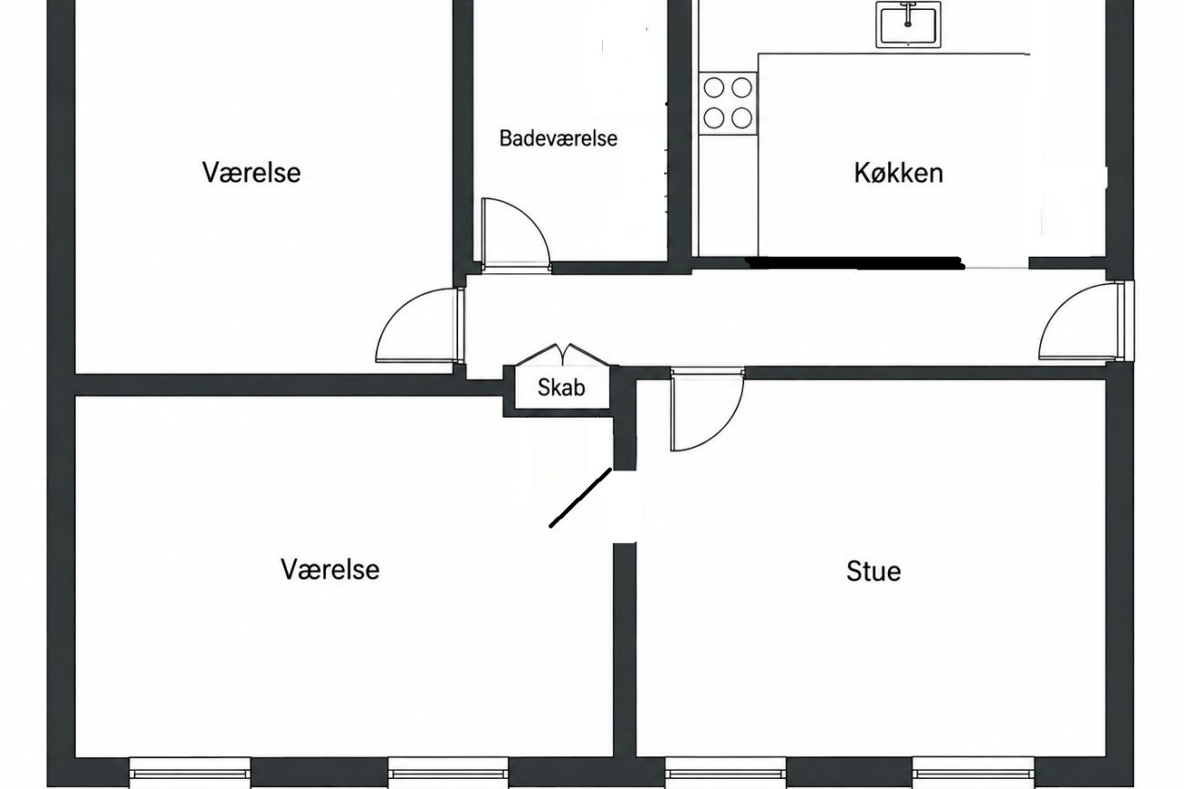 Søndergade 13, 2 sal, 5800 Nyborg