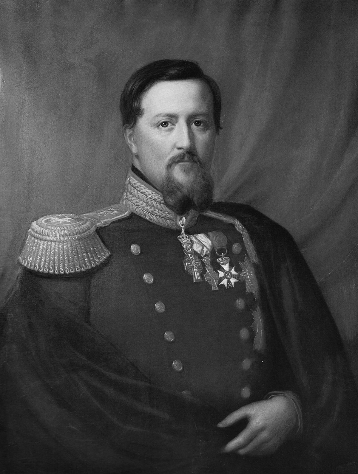 Portræt af Frederik VII af August Schiøtt